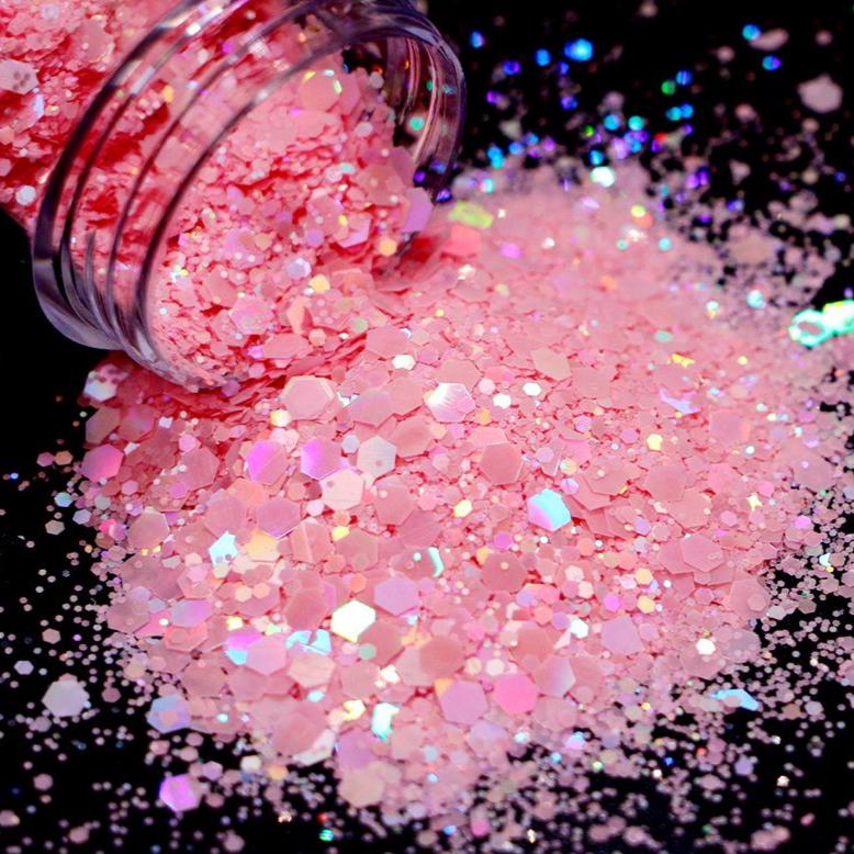 Cotton Candy Chunky Glitter